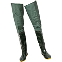 Los mejores  - H HILABEE Botas Pescadores de PVC- Waders- Juveniles Vadeador para Jóvenes para Pesca o Injerto- Bolsa de Transporte